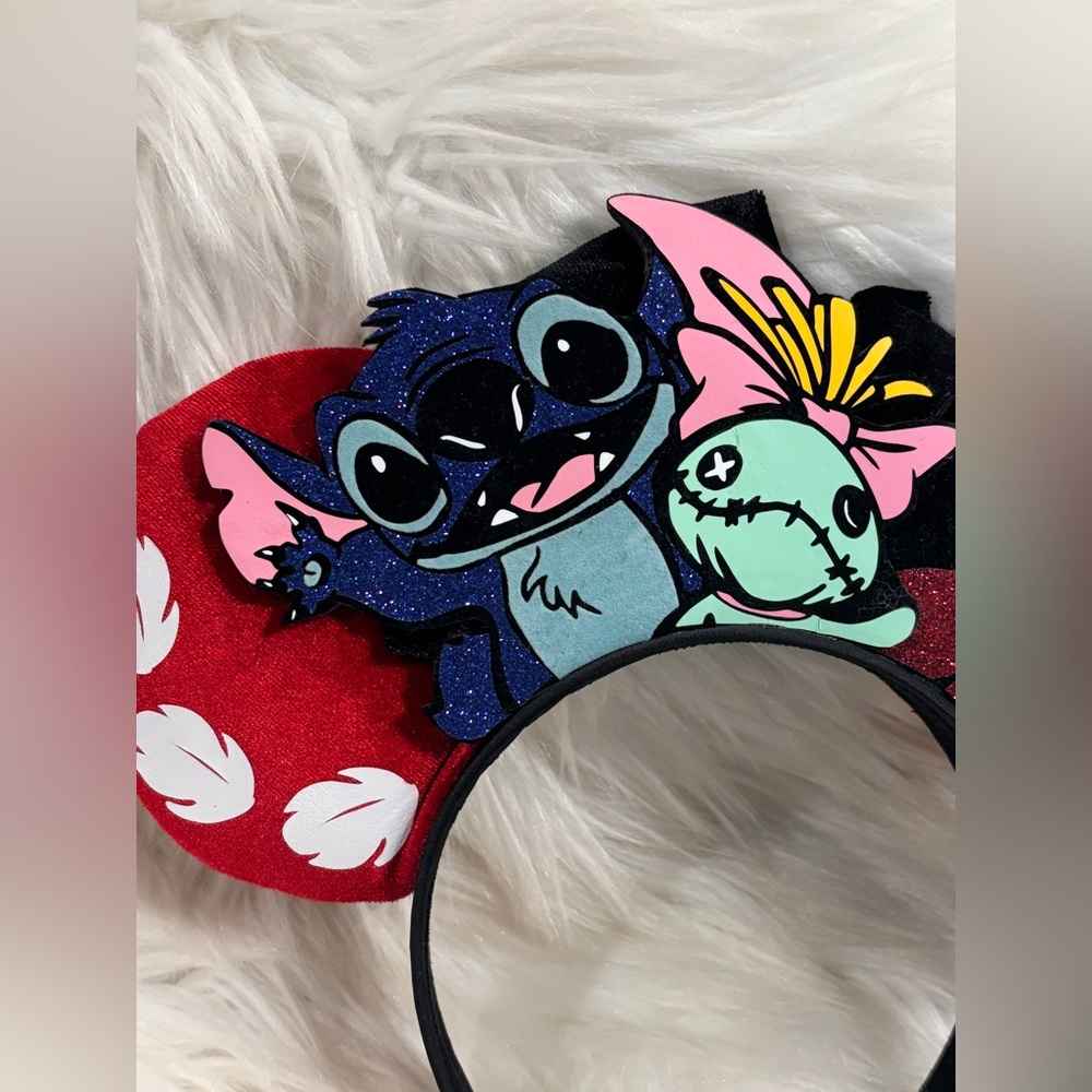 Custom LILO and Stitch Mickey Ears - Picture 3 of 5